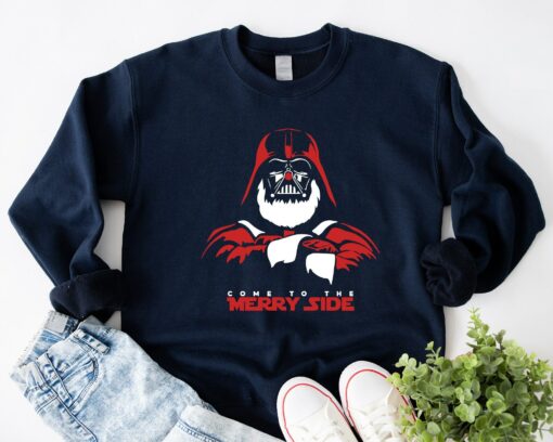 Disneyland Come To The Merry Side Santalorian Star Wars Christmas Sweatshirt