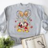 Disneyland Cute Couples Mickey And Minnie Mouse Christmas Lights Sweatshirt Lovely Unique Xmas Gift