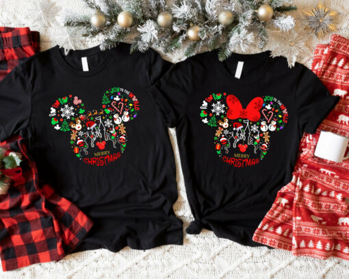 Disneyland Cute Mickey And Minnie Christmas Sweatshirt