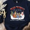 Disneyland Cute Winnie The Pooh And Friends Main Street Sleigh Rides Christmas Sweatshirt