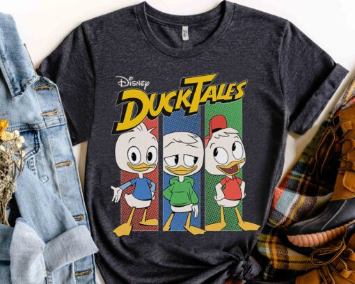 Disneyland DuckTales Scrooge McDuck Donald Funny Dewey Huey Louie Sweatshirt Cute Unique Christmas Gift