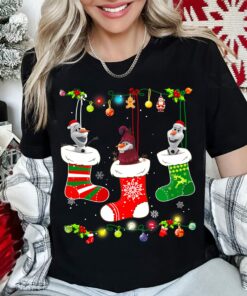 Disneyland Frozen Cute Olaf Christmas Sock Funny Christmas Sweatshirt Lovely Unique Xmas Gift