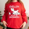 Disneyland Frozen Olaf Chillin With My Snowmies Holiday Vacation Christmas Sweatshirt