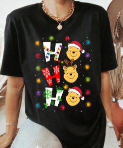 Disneyland Ho Ho Ho Winnie The Pooh Santa Christmas Sweatshirt Lovely Unique Xmas Gift