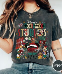 Disneyland Jollywood Nights Hollywood Studios Mickey &amp Friends Christmas Sweatshirt