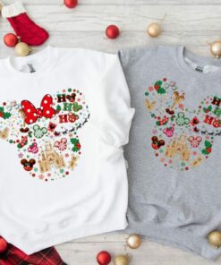 Disneyland Merry Minnie Bow Ho Ho Christmas Sweatshirt