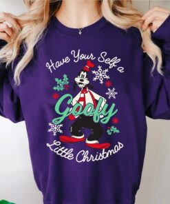 Disneyland Mickey And Friends Christmas Have A Goofy Funny Sweatshirt Unique Xmas Gift