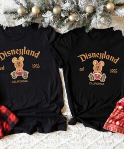 Disneyland Mickey And Minnie California Christmas Cookies Couple Sweatshirt