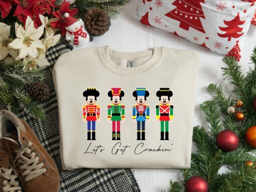 Disneyland Mickey Nutcracker Let’ Get Crackin’ Christmas Sweatshirt