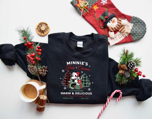 Disneyland Minnie’s Hot Cocoa Christmas Sweatshirt