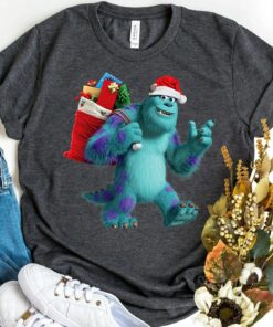 Disneyland PIXAR Monsters University Santa Sulley Holiday Sweatshirt Unique Christmas Gift