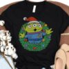 Disneyland Pixar Toy Story Alien Christmas Wreath T-Shirt Cute Aliens Sweatshirt Unique Xmas Gift