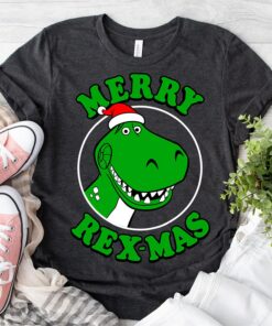 Disneyland Pixar Toy Story Merry Rex-Mas Christmas Sweatshirt Unique Xmas Gift