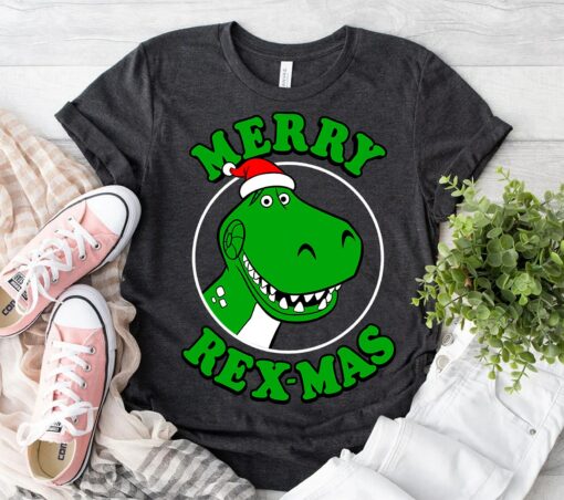 Disneyland Pixar Toy Story Merry Rex-Mas Christmas Sweatshirt Unique Xmas Gift