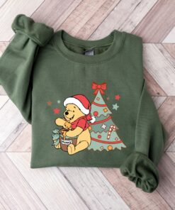 Disneyland Pooh Bear Christmas The Most Wonderful Time Of The Year Sweatshirt Lovely Unique Christmas Gift