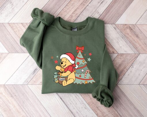 Disneyland Pooh Bear Christmas The Most Wonderful Time Of The Year Sweatshirt Lovely Unique Christmas Gift