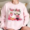 Disneyland Reindeer Minnie & Daisy Christmas Pink Tree T-Shirt Lovely Unique Xmas Gift Sweatshirt