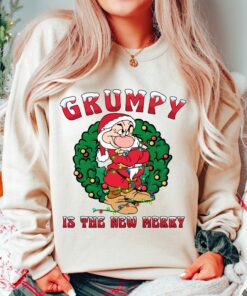 Disneyland Snow White Grumpy Dwarf Grumpy Family Christmas Sweatshirt Lovely Unique Xmas Gift