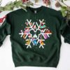 Disneyland Snowflake Mickey Minnie And Friends Matching Christmas Sweatshirt