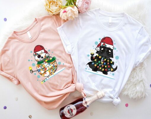 Disneyland Star Wars Characters Santa Reindeer Christmas Costume Sweatshirt