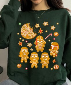 Disneyland Star Wars Gingerbread Cookies Galactic Empire Holiday Premium Sweatshirt Cool Unique Xmas Gift