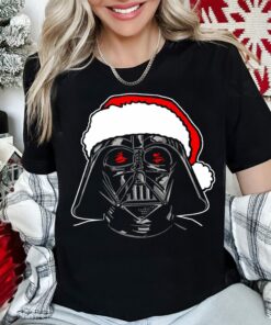 Disneyland Star Wars Santa Darth Vader Sketch Face Christmas Graphic Sweatshirt Lovely Unique Xmas Gift