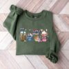 Disneyland Stitch Snacks Coffee Latte Sweatshirt Lovely Unique Christmas Gift