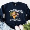 Disneyland The Most Wonderful Time Of The Year Winnie Santa The Pooh Christmas Sweatshirt