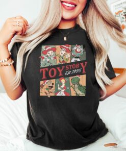 Disneyland Toy Story Christmas Buzz Lightyear Est 1995 Retro Unique Sweatshirt