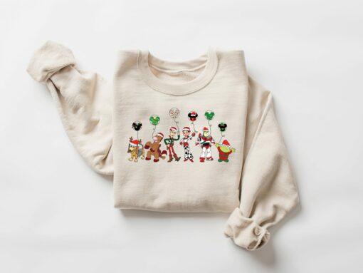 Disneyland Toy Story Christmas Cartoon Kids Sweatshirt Lovely Unique Xmas Gift