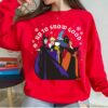 Disneyland Villains Christmas Group Up To Snow Good Sweatshirt Lovely Unique Xmas Gift