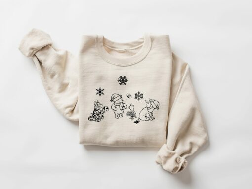 Disneyland Winnie The Pooh Christmas Sweatshirt