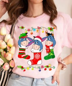 Disneyland Winnie The Pooh Eeyore Christmas Sock Cute Sweatshirt Unique Xmas Gift