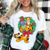 Disneyland Winnie The Pooh Tigger Santa Christmas Wreath Sweatshirt Unique Xmas Gift