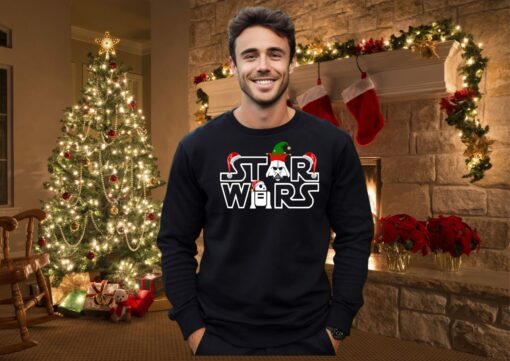 Disneyworld R2-D2 Star Wars Darth Vader Magic Kingdom Xmas Christmas Sweatshirt