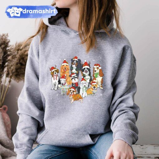 Dogs Christmas Lights Hoodie