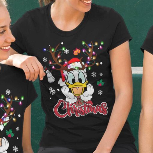 Donald Duck Reindeer Christmas T-shirt Disney