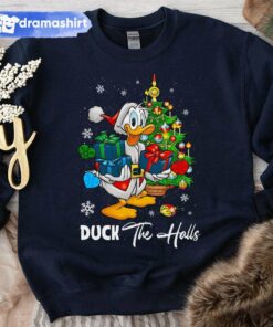 Donald Duck The Halls Christmas Sweashirt Disney