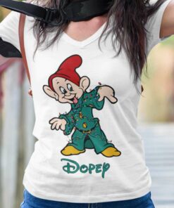 Dopey Christmas T-shirt Snow White and the Seven Dwarfs