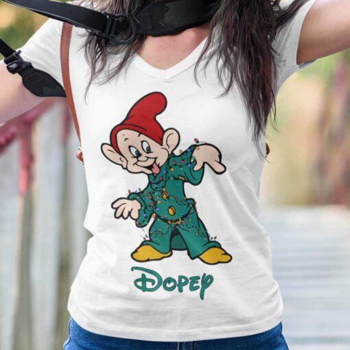 Dopey Christmas T-shirt Snow White and the Seven Dwarfs