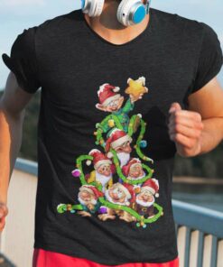 Dopey Dwarf Costume Tree Seven Dwarfs and Snow White Christmas T-shirt