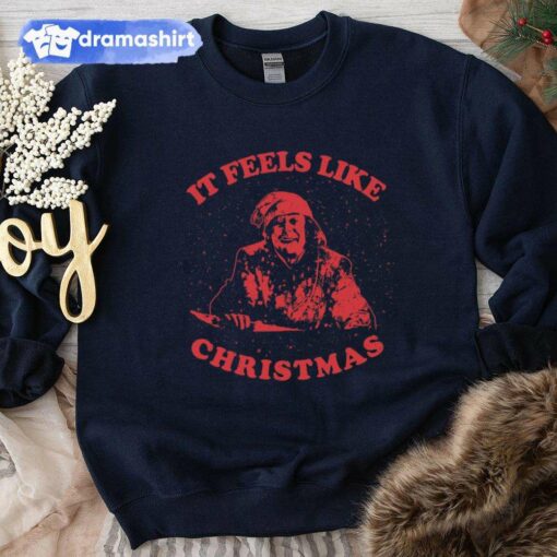 Ebenezer Scrooge It Feels Like Christmas Sweatshirt The Muppet Christmas Carol