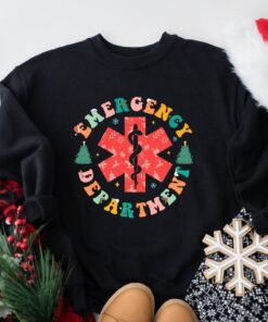 Emergency Department Nurse Christmas Sweatshirt