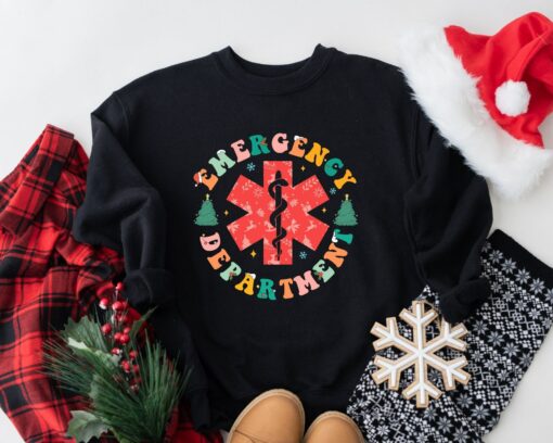 Emergency Department Nurse Christmas Sweatshirt