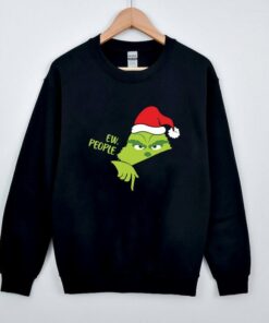 Ew People Christmas Funny Grinchmas Face Sweatshirt Humor Unique Xmas Gift