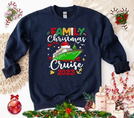 Family Christmas Cruise 2023 Sweatshirt Unique Xmas Gift