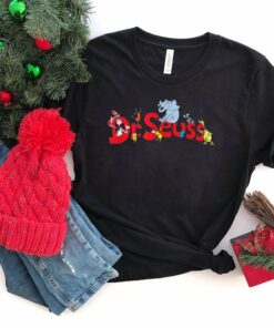 Family Christmas T-Shirt Dr Seuss