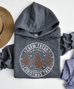 Farm Fresh Christmas Tree Cakes Ready To Eat Sweatshirt Lovely Unique Xmas Gift