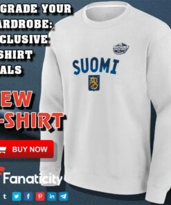 Finland 2025 4 Nations Face Off Primary Logo shirt 3