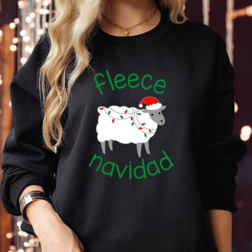 Fleece Navidad Christmas Sheep Lamb Kid Sweatshirt Lights Decor Lovely Unique Xmas Gift